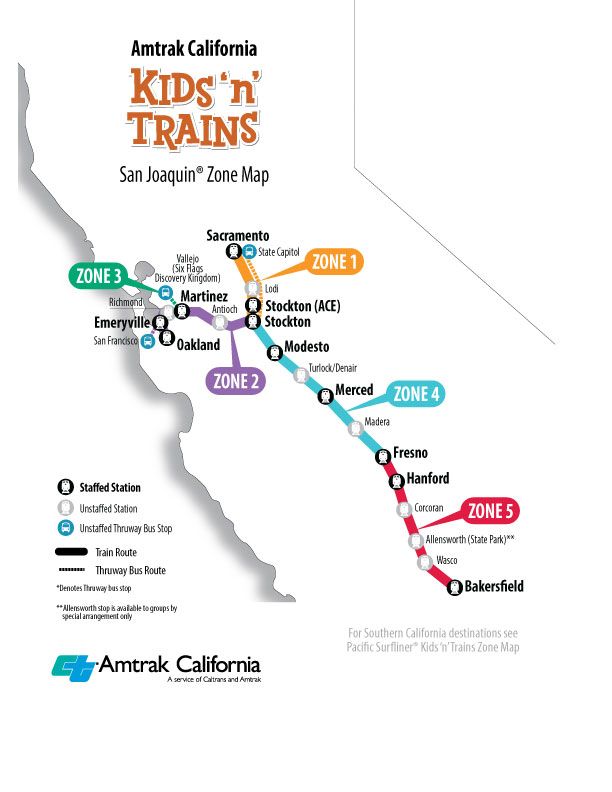 Amtrak California Route Map - Rosa Wandie